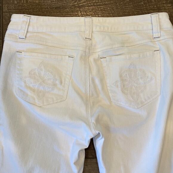 CAbi Women's 336 Bree White Skinny Jean White Size 6 - Picture 11 of 12